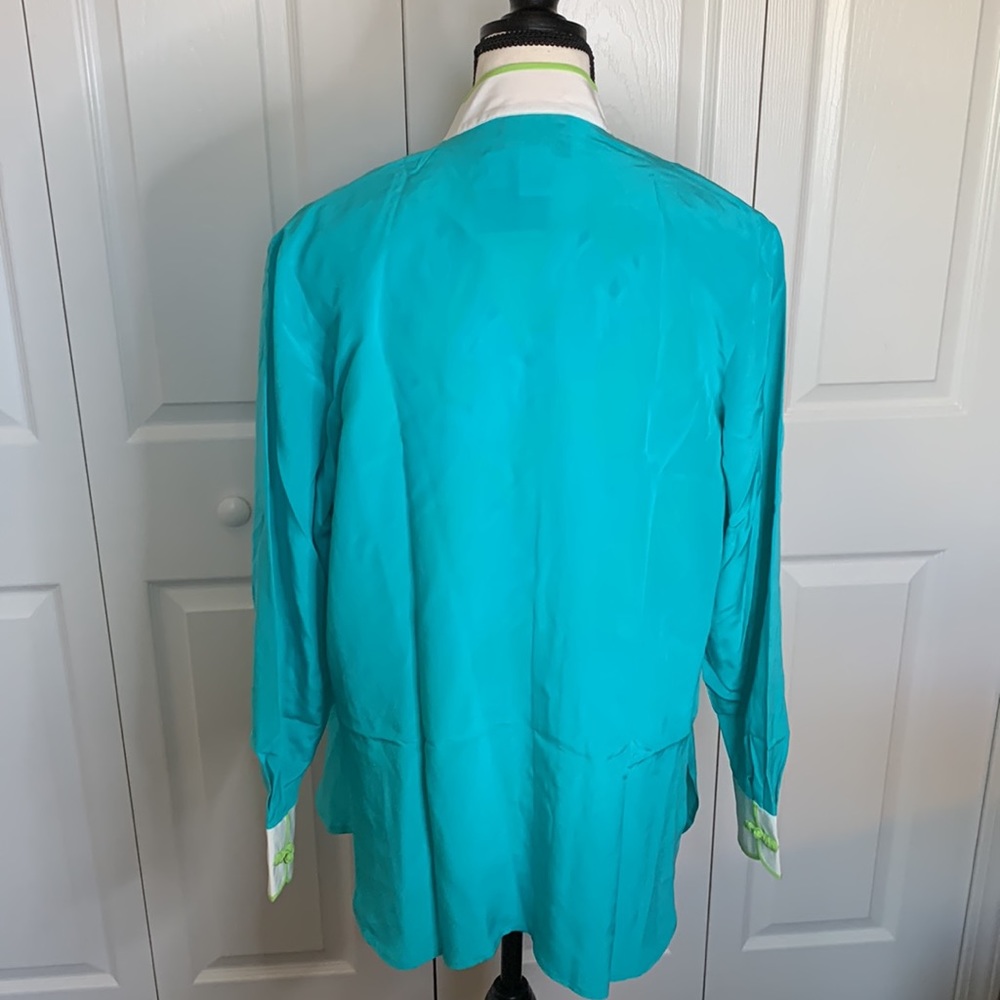 Vintage Bob Mackie Wearable Art Silk Twin Set - image 3